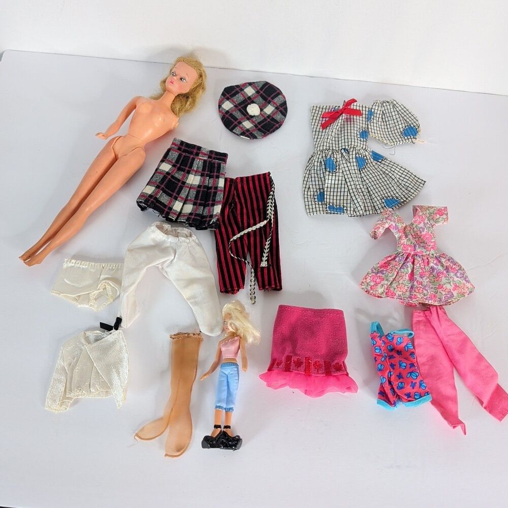 Vintage Barbie My Scene Doll Lot Miscellaneous Barbie Clothes Damaged
